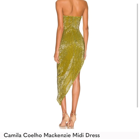 Mackenzie Midi Dress in Limoncello - Picture 2 of 9